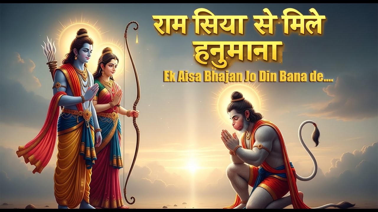 राम सिया से मिले हनुमाना | Ram Siya Se Mile Hanumana | Hanuman Bhajan | Ram Bhajan