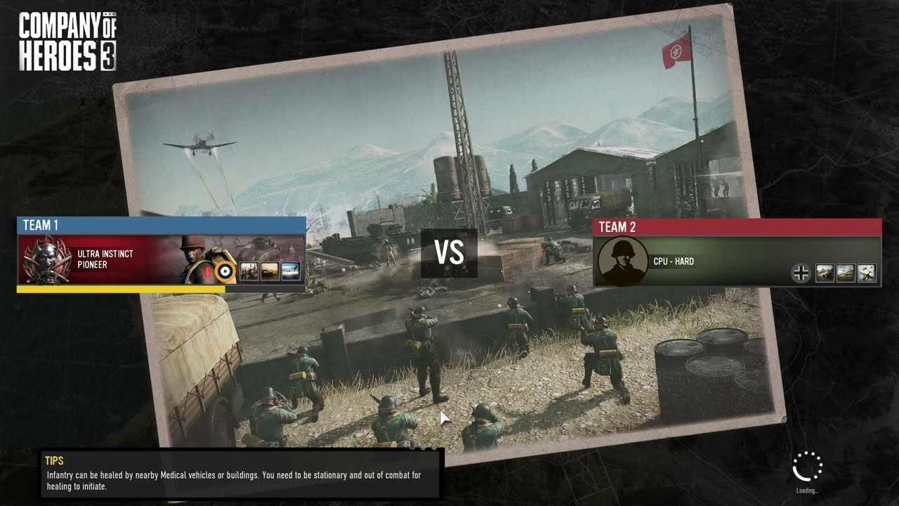 Company of Heroes 3 - 1v1 Skirmish - Very Hard