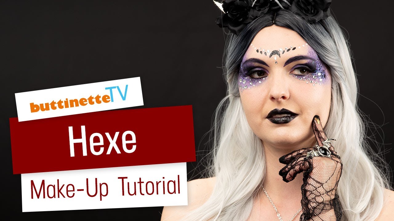Glamour-Hexe schminken | buttinette TV [Halloween]