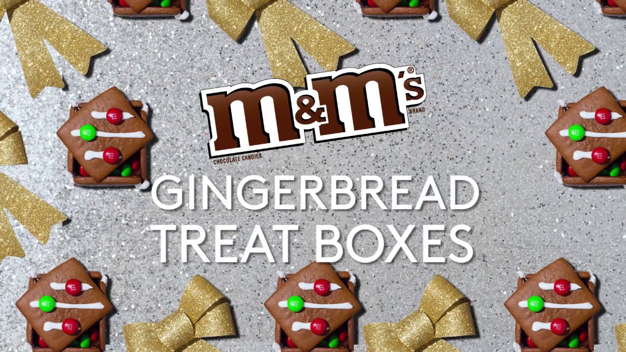 M&M'S Holiday - Gingerbread Treat Boxes