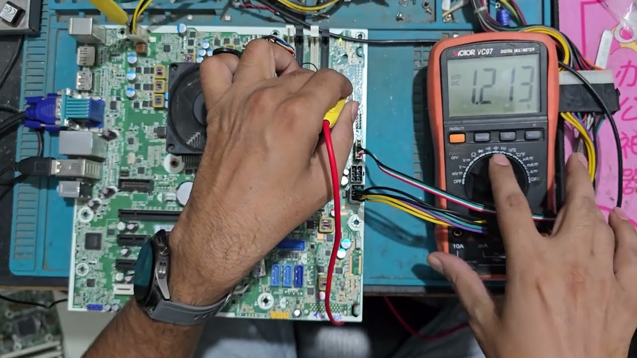 case study 206: hp 800g2 sff motherboard repair (2.5v supply missing) in hindi