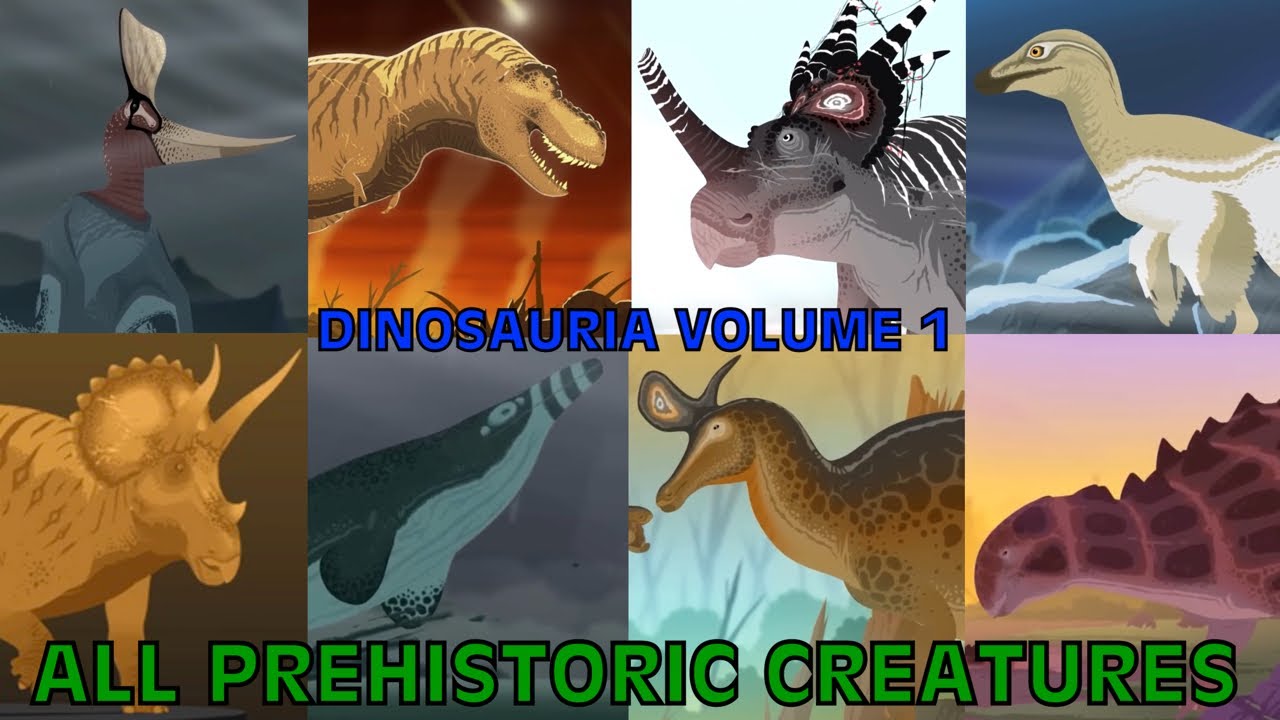 All Prehistoric Creatures - Dinosauria Series Volume 1