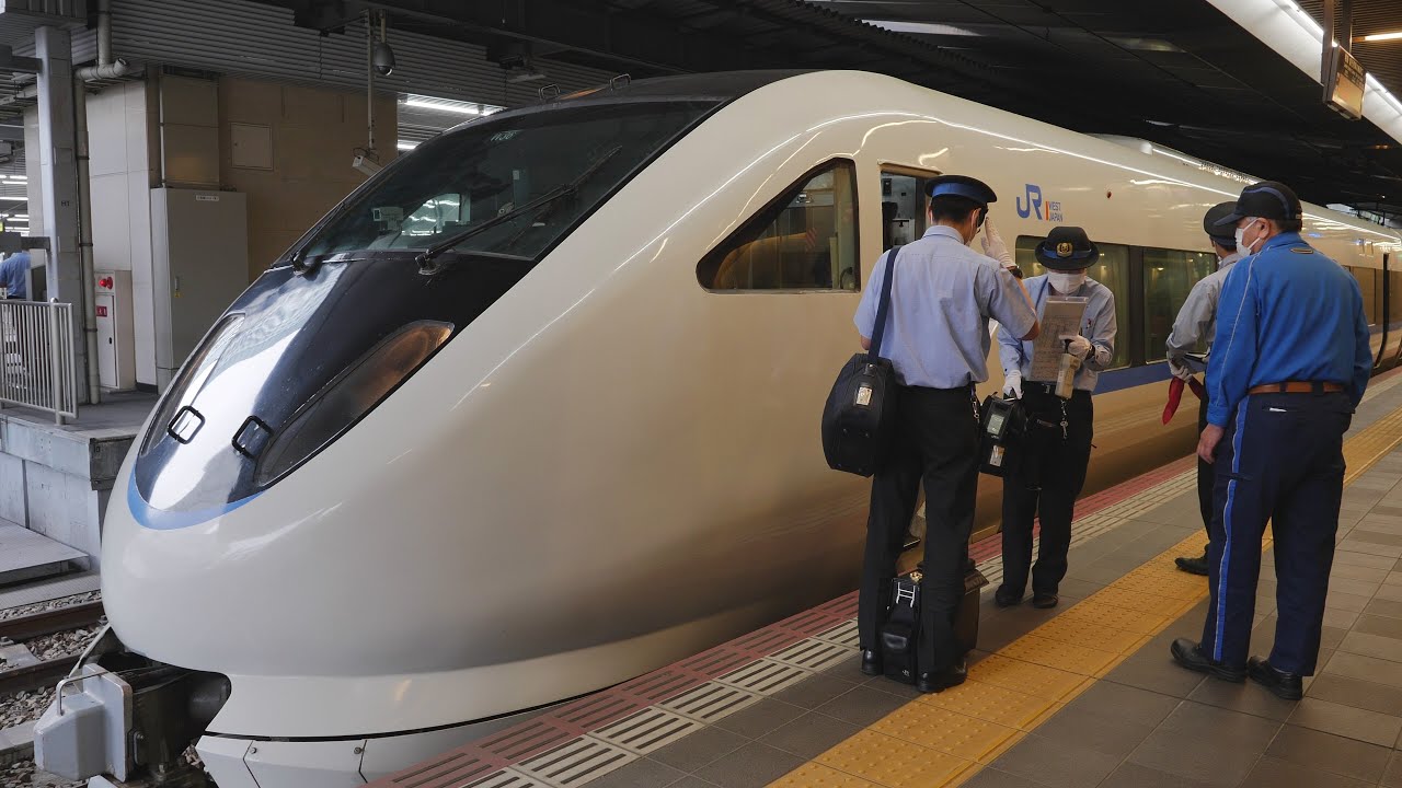 【特急サンダーバード車両トラブル】特急サンダーバード35号金沢行は、車庫で点検のため大阪駅到着・出発が遅れました。2022/5/20（4K UHD 60fps）