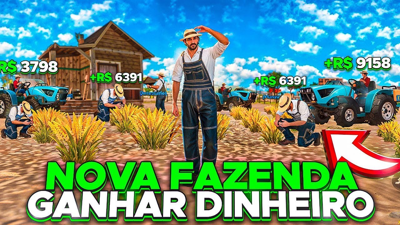 GANHANDO MUITO DINHEIRO NA NOVA FAZENDA DO RIO RISE