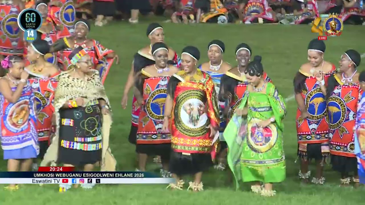 Hlane Buganu Ceremony || HRH Princess Temaswati kutsamba dance.