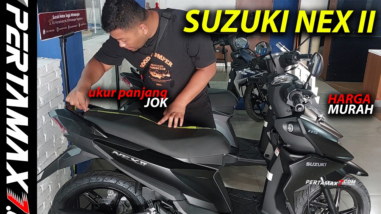 REVIEW Panjang Jok Suzuki NEX II Motor Matic Harga Jogja Murah #suzukinex #nexii #suzukinexii #matic