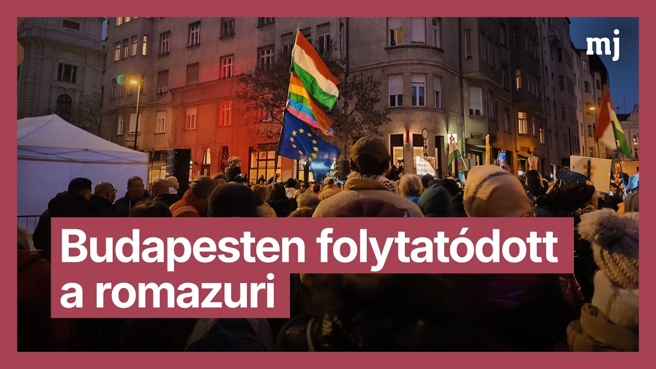 Lázár ellen tüntettek a budapesti romazurin