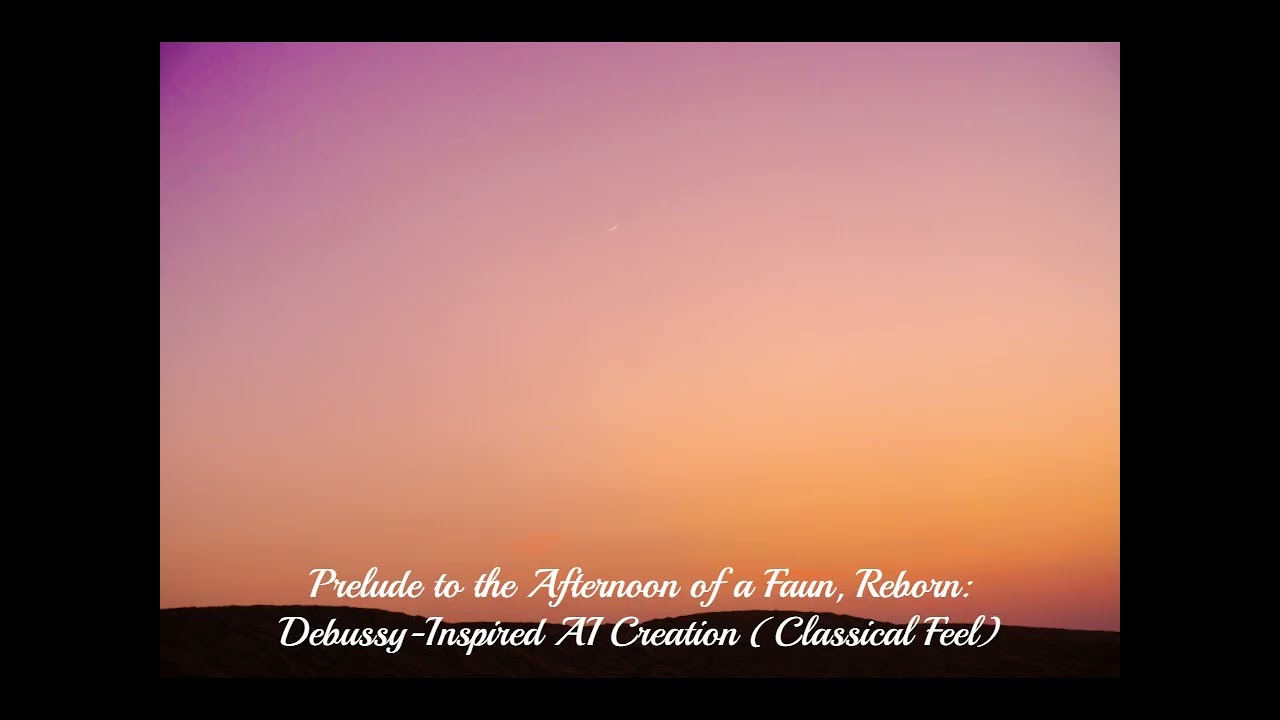 Prelude to the Afternoon of a Faun, Reborn: Debussy-Inspired AI Creation (Classical Feel)
