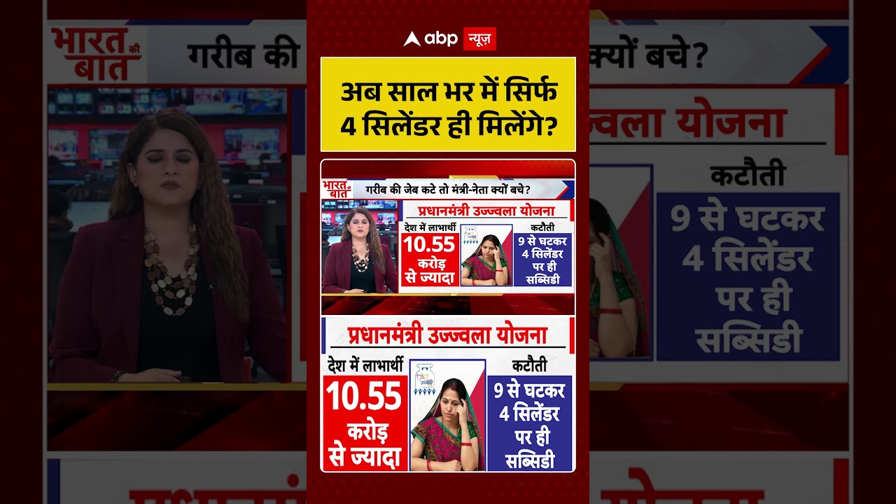 LPG Cylinder Crisis : अब साल भर में सिर्फ 4 सिलेंडर ही मिलेंगे ?  #ytshorts #lpgcylinder | #shorts