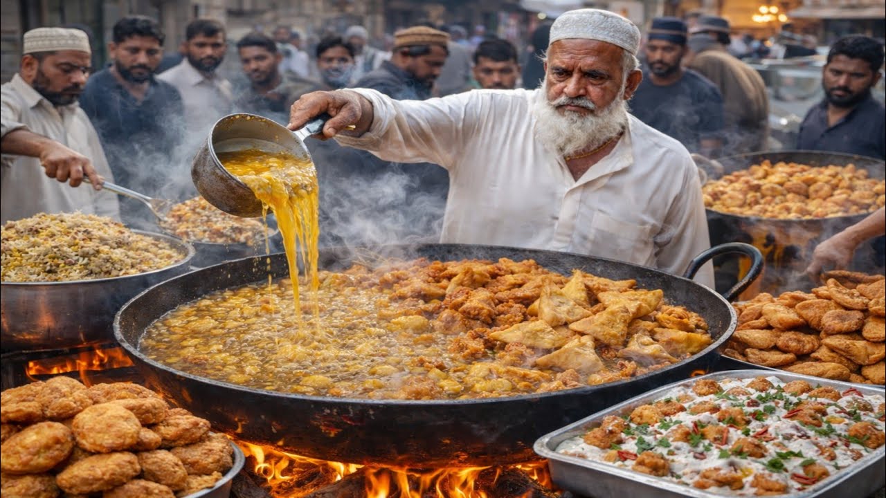 ULTIMATE RAMADAN STREET FOOD TOUR | HIDDEN GEMS FOR IFTAR |  CRAZY CROWD & DELICIOUS FOOD 