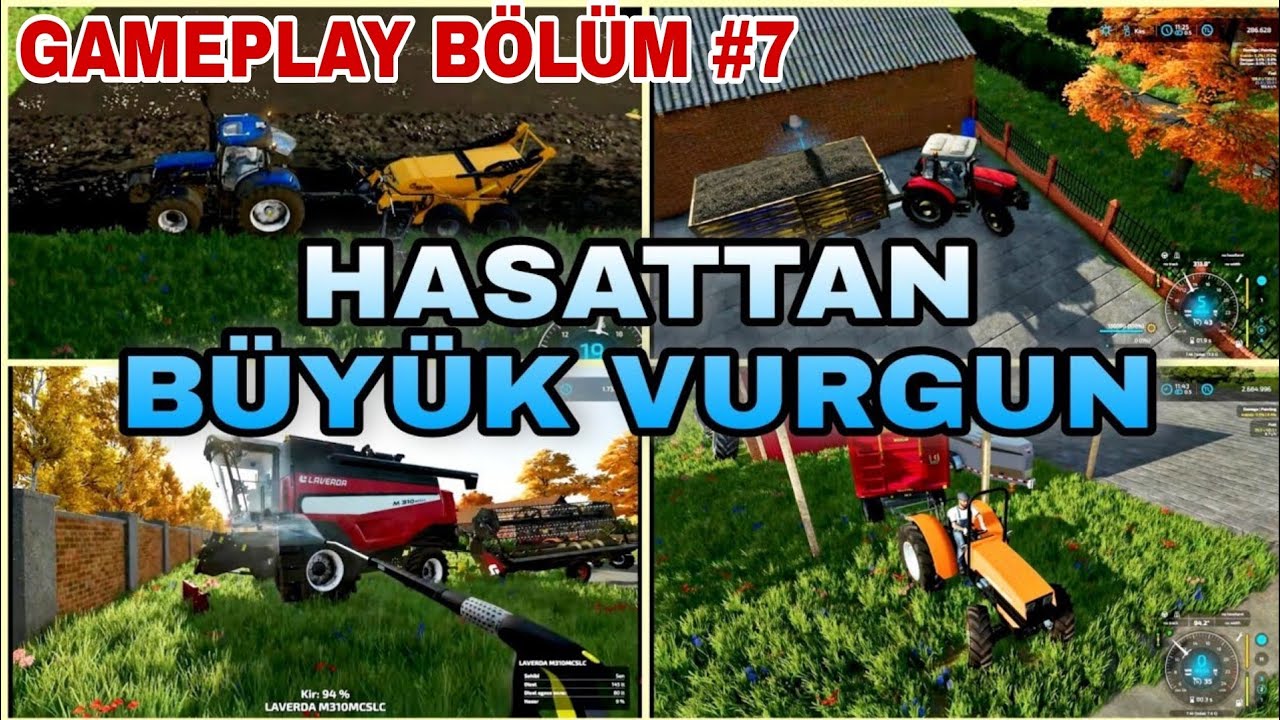 BU SENE HASAT ÇOK BEREKETLİ OLDU / YENİ TRAKTÖRLER ALDIM / FARMING SIMULATOR 22 / #55_ragnar #fs22