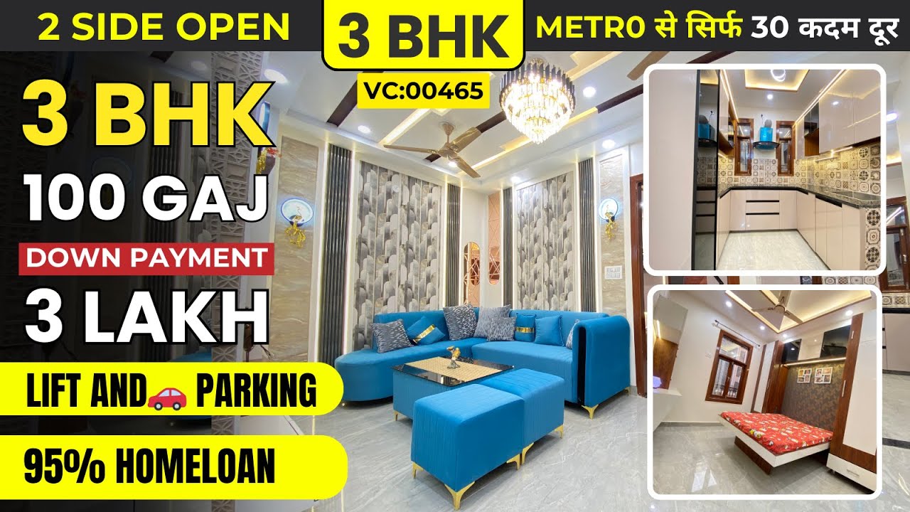3 BHK Luxury Flat in Delhi | Property in Delhi | Sachdeva Homes | Builder Floor In Delhi