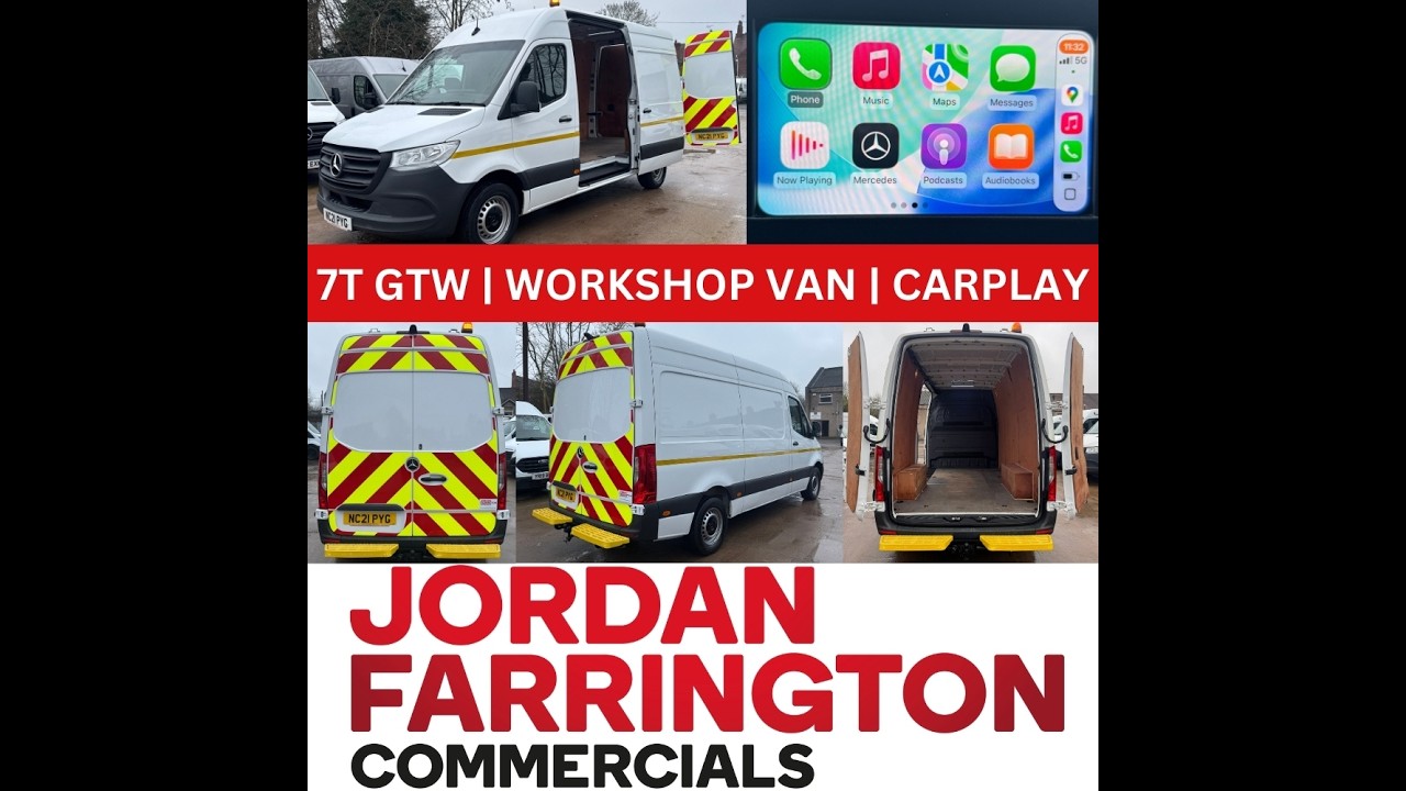 2021 MERCEDES BENZ SPRINTER 315 RWD 3.5T TOWING CAPACITY (EURO 6) UTILITY / PANEL VAN - WALK AROUND