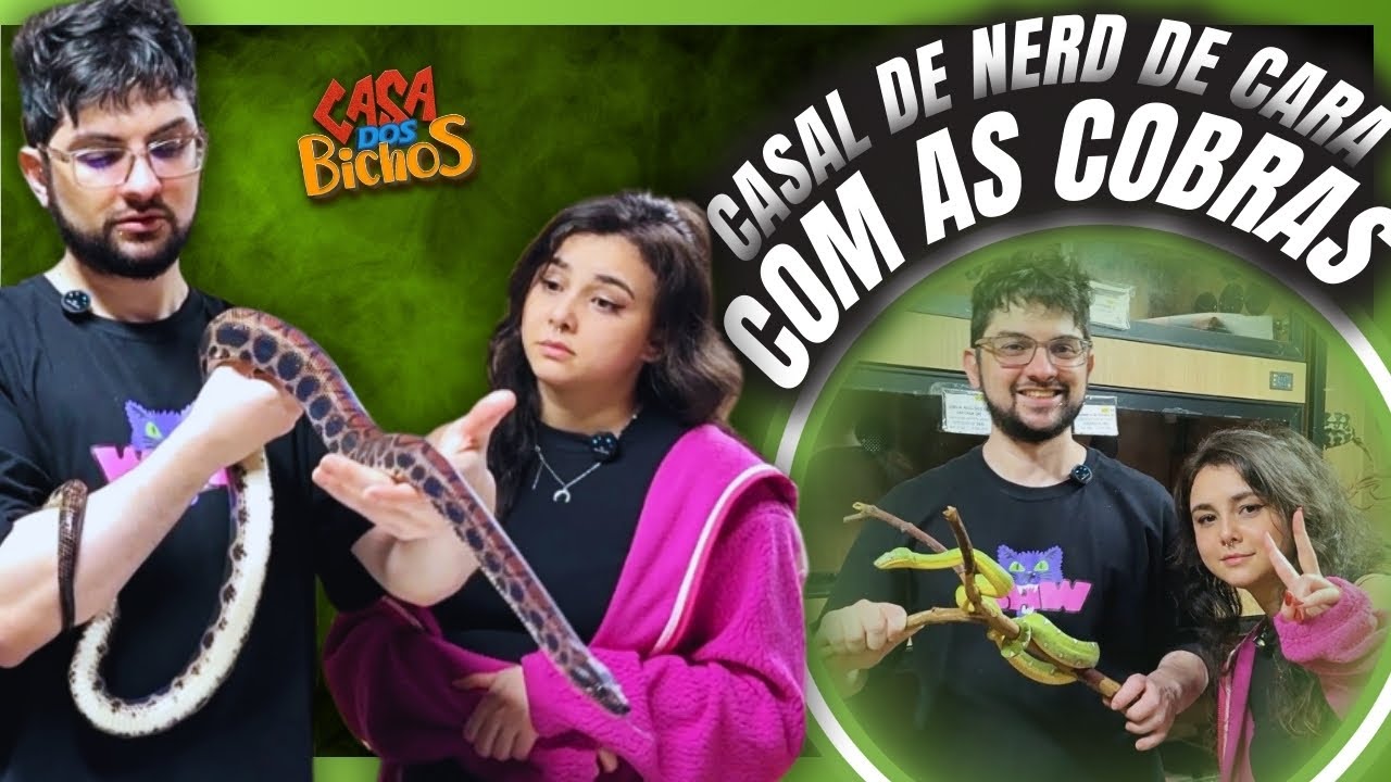 TOP 5 SERPENTES DO CASAL DE NERD: QUAL SERÁ A FAVORITA?! | A CASA DOS BICHOS