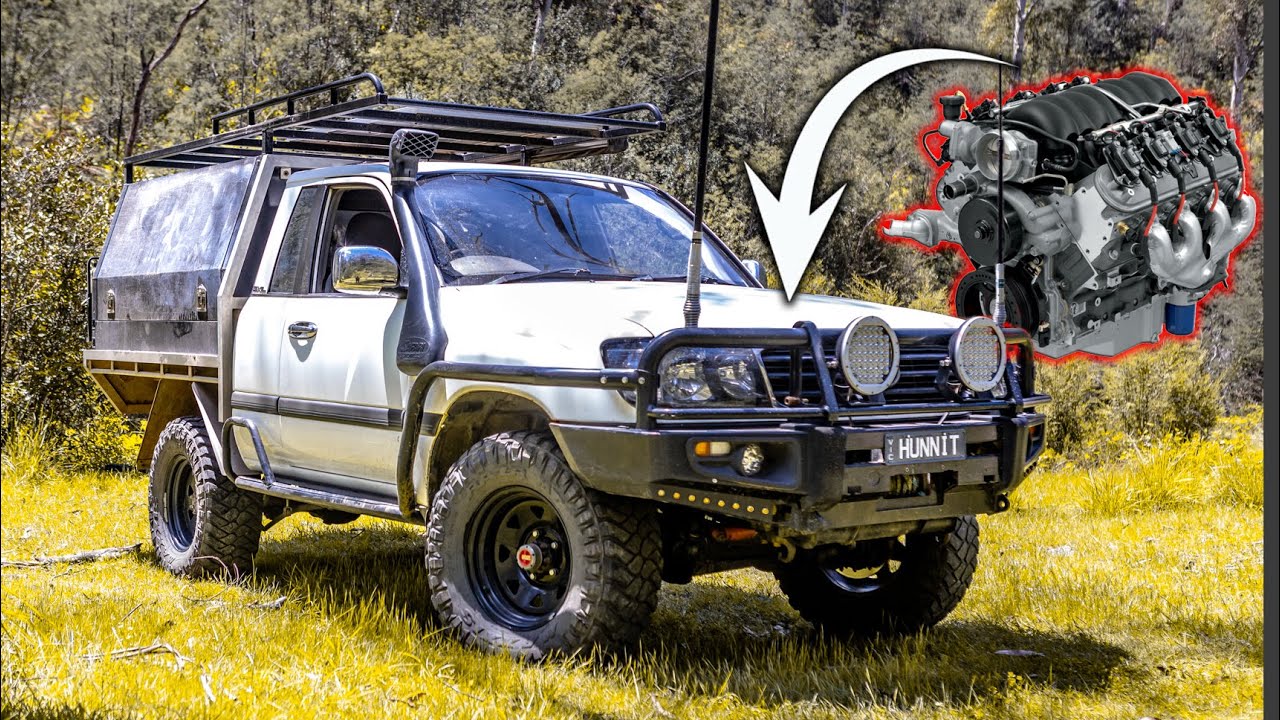 LS3 Chopped 105 Series Landcruiser First look + Rundown | Livin 4x4