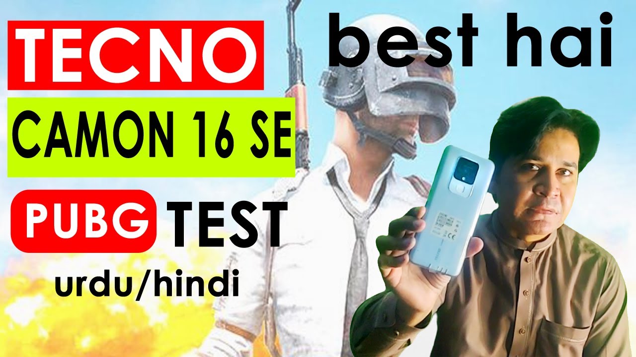 Tecno Camon 16 SE PubG Test | best hai for pubg | majid shahab