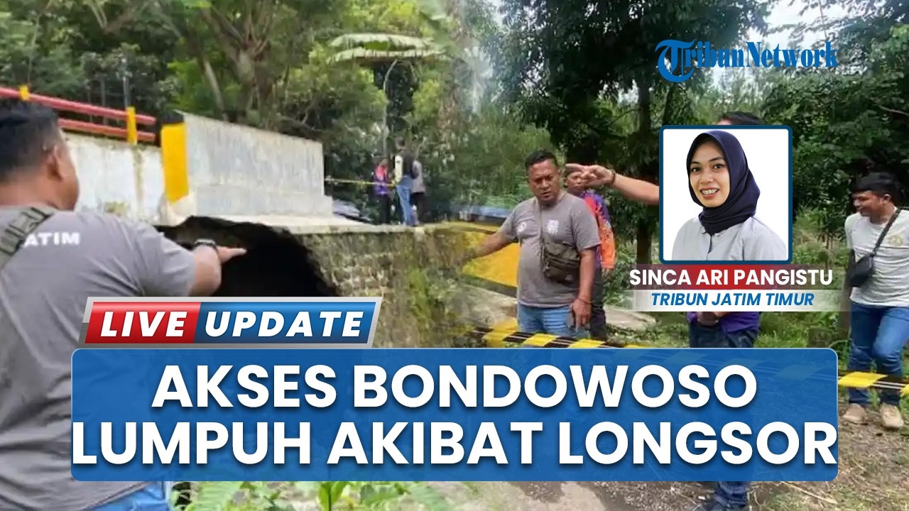 Jembatan Kauman Sumberpandan Bondowoso Longsor akibat Hujan Deras: Jalur Vital Penghubung Kabupaten