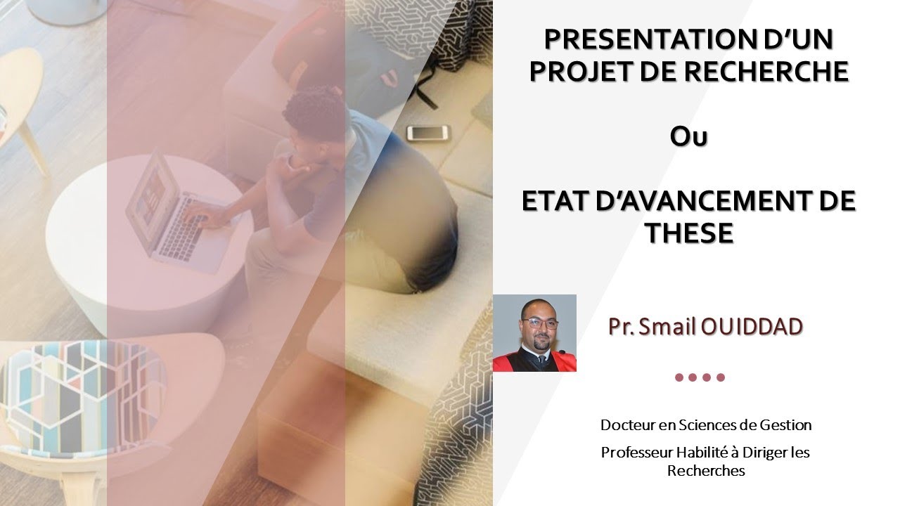 Construire et présenter un projet de recherche ou un état d'avancement
