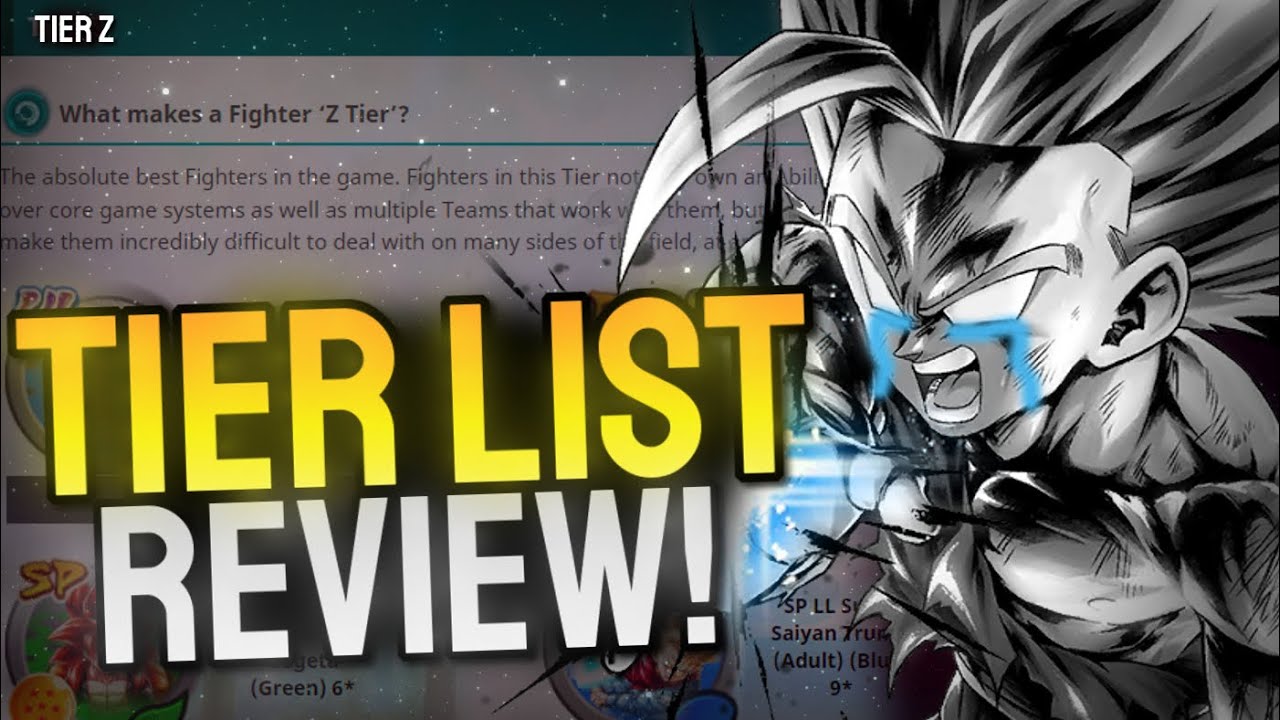 (Dragon Ball LEGENDS) THE NEW KING OF PVP! Gamepress Tier List Review!