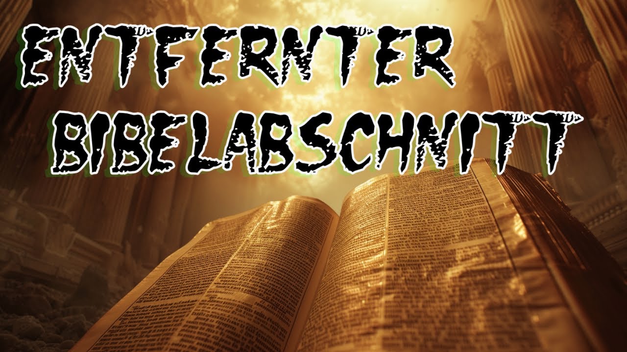 Der Bibelabschnitt - von dem niemand wissen sollte