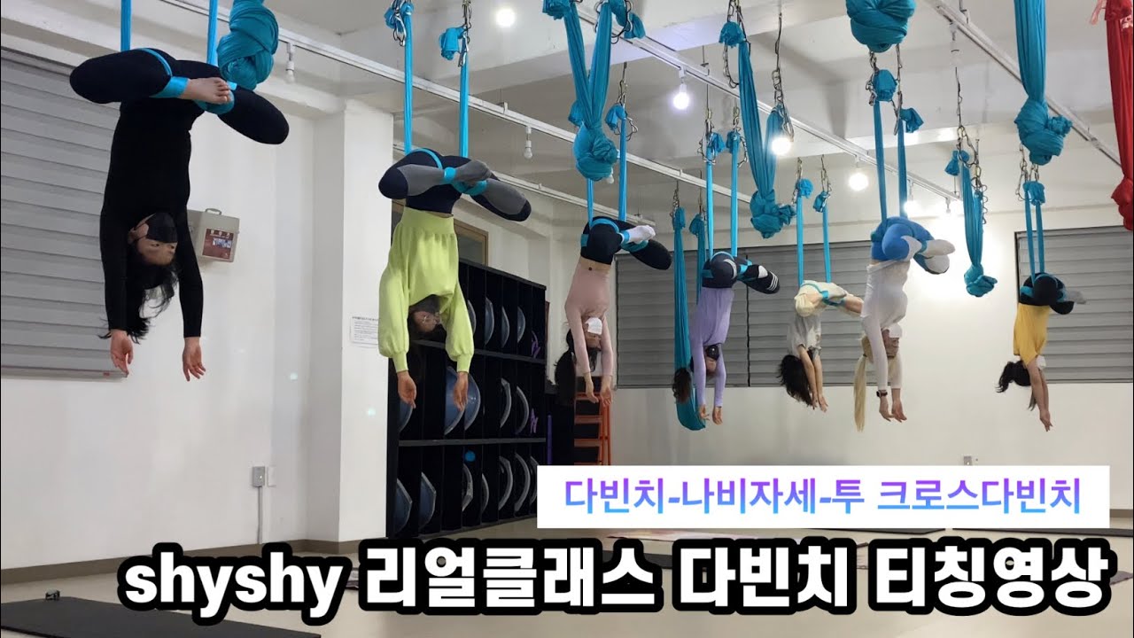 #플라잉요가 #설명영상 다빈치 시퀀스 샤이샤이 리얼 클래스