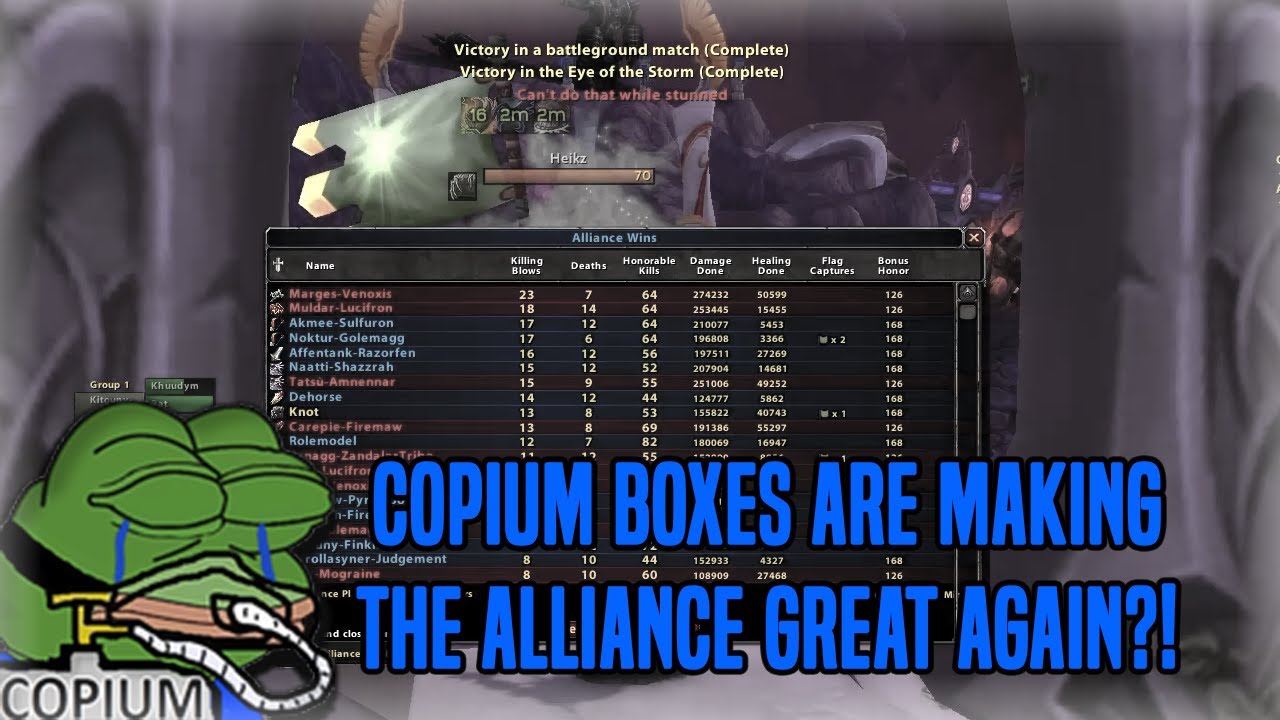 The Copium Box Experience in TBC Classic