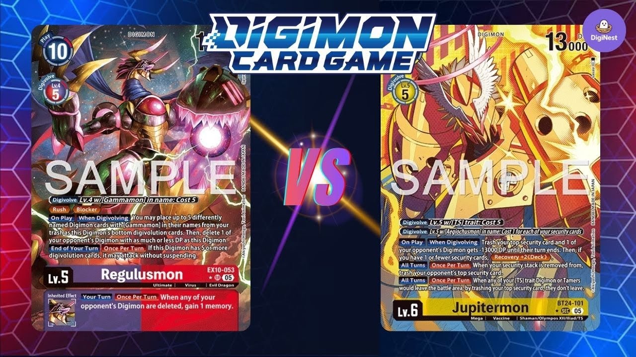 Jupitermon vs Regulusmon | Digimon Card Game