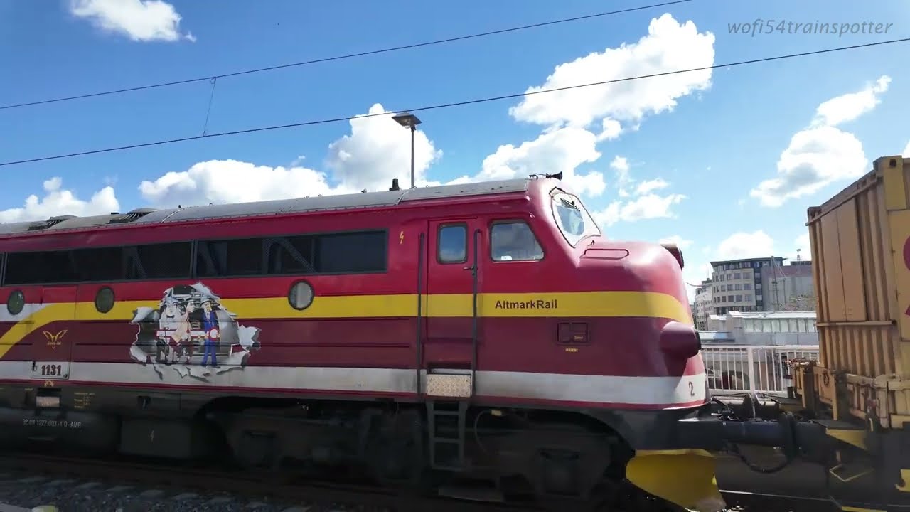 Güterzüge im Hbf Magdeburg mit NOHAB MY1131