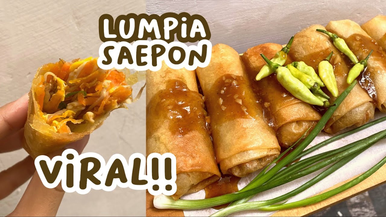 RAME BANGET YANG NGANTRI!! RESEP LUMPIA SAYUR SAEPON SURABAYA | GAMPANG & PASTI ENAK!!!