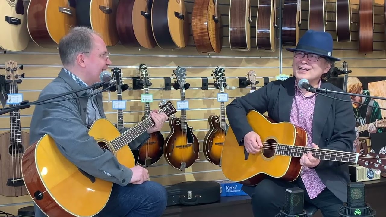 YAMAHA Trans Acoustic!  FG-TA & FS-TA with Hiroshi Araki!
