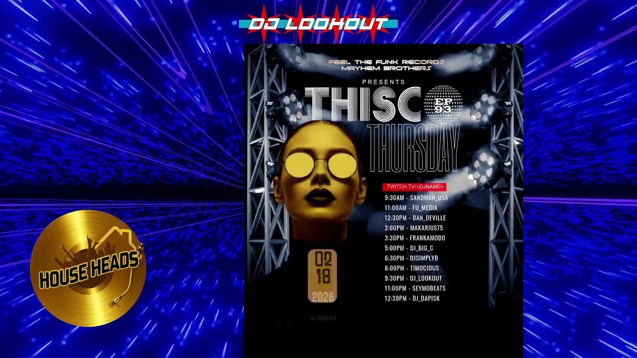 Thisco Thursday Ep #92 🎧 Live from Chicago Jackin House