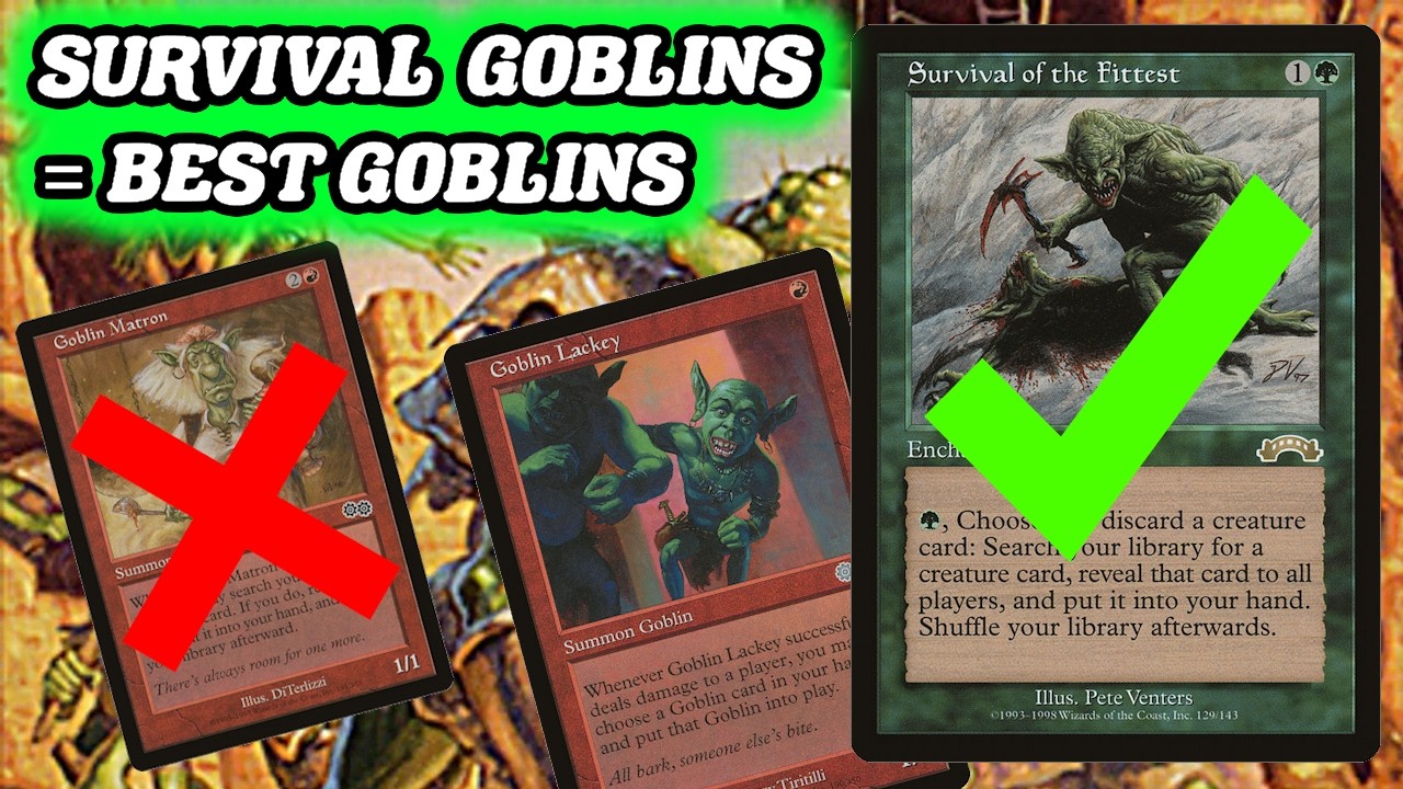 SURVIVAL GOBLINS = BEST GOBLINS! Premodern Goblin Aggro With Survival Toolbox (8 ROUNDS) MTG