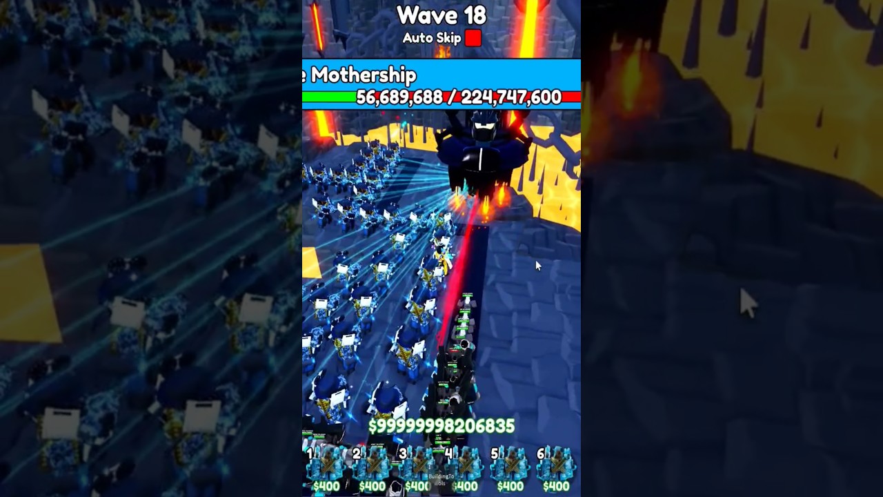 Toilet tower defense endless mode #shorts