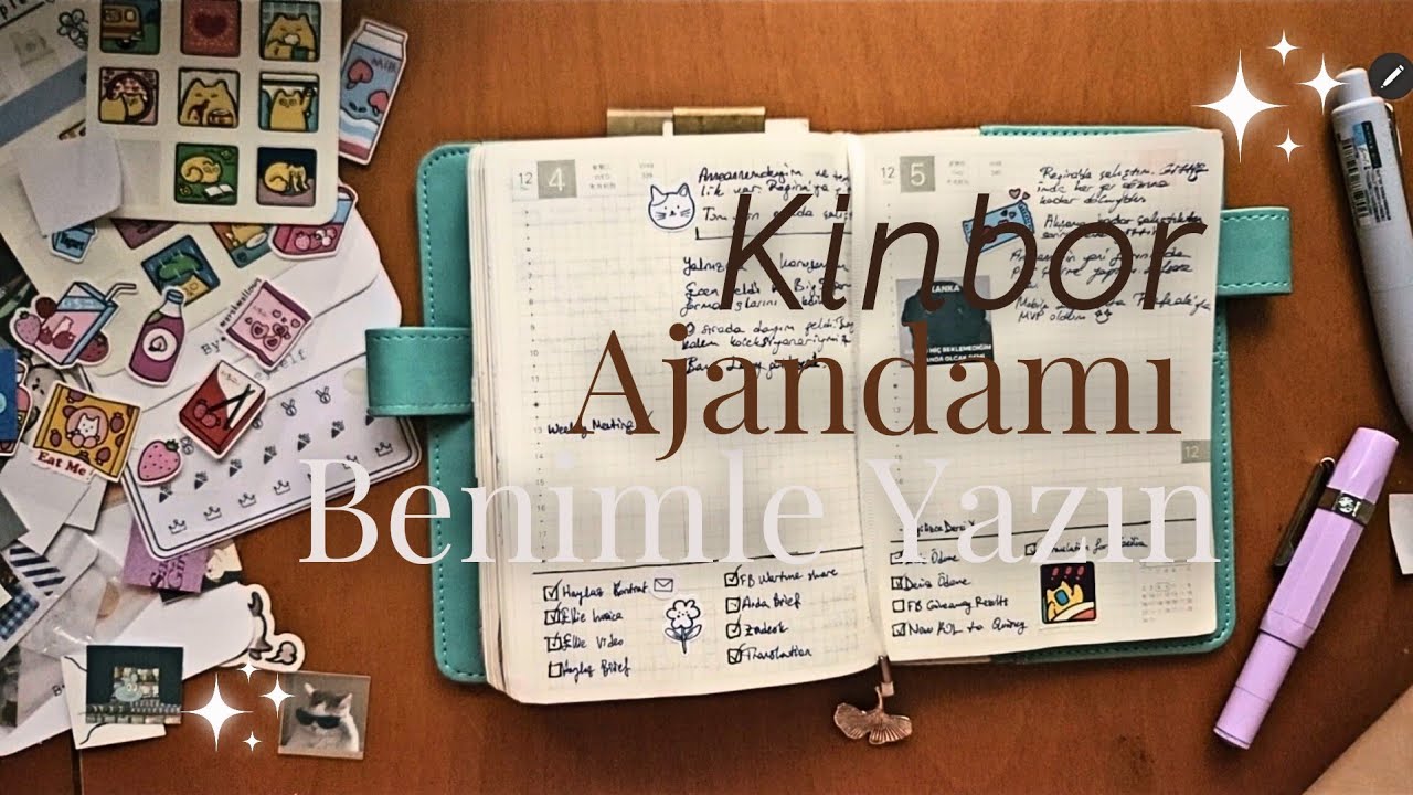 Kinbor A6 'yı Nasıl Kullanıyorum? | Benimle Ajanda Doldurun