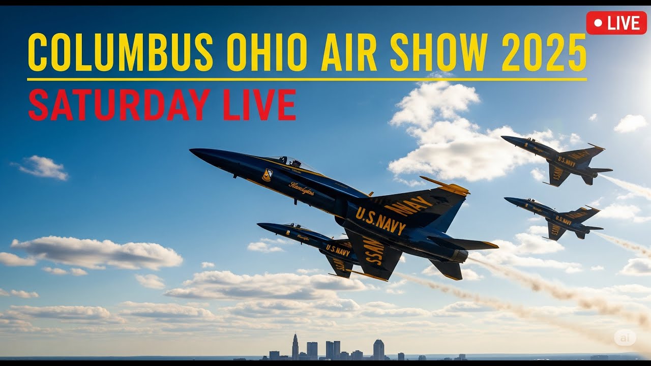 LIVE: Columbus Ohio Air Show 2025 (Saturday)