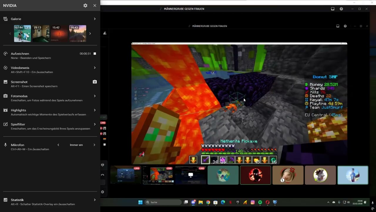 Hacking in DonutSMP