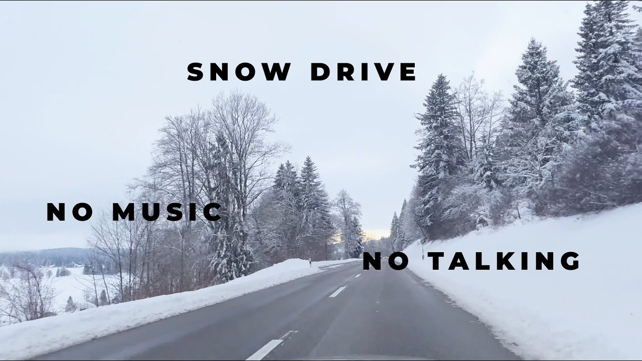 Relaxing Snowy Drive in Switzerland 2026