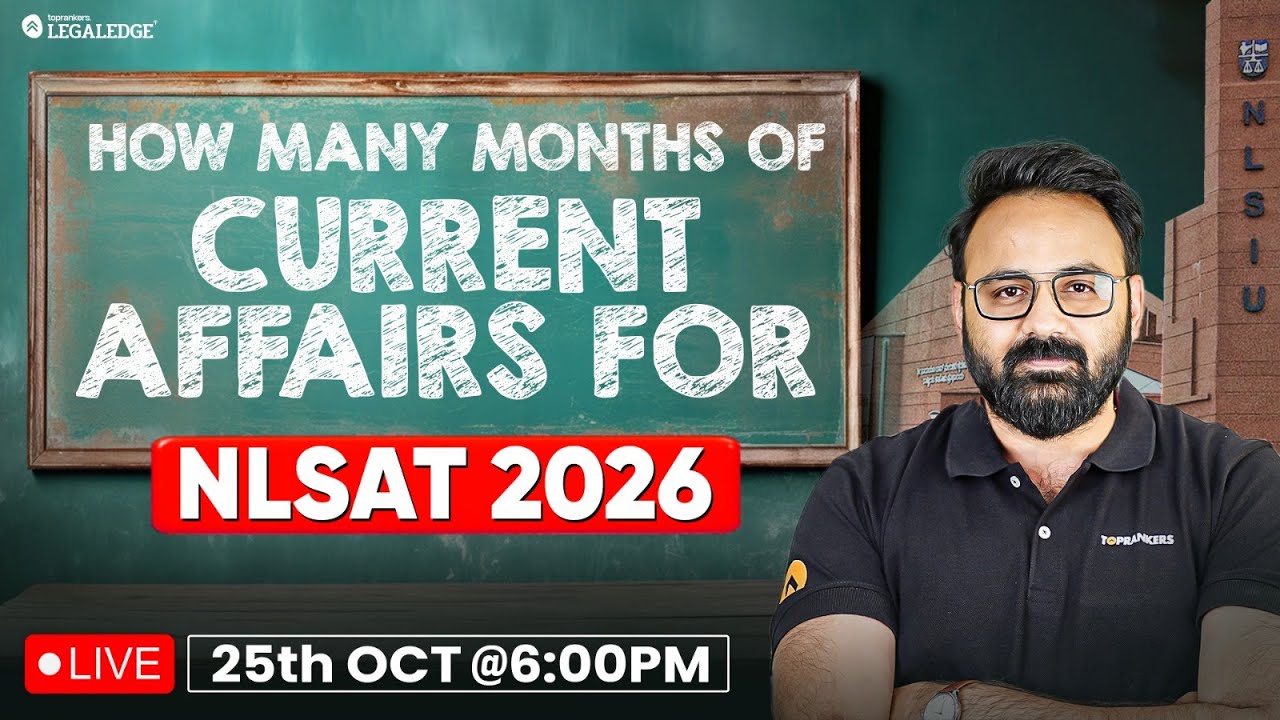 How many months of Current Affairs for NLSAT 2026? #3yearllb #nlsat #nlsiu #lawentrance