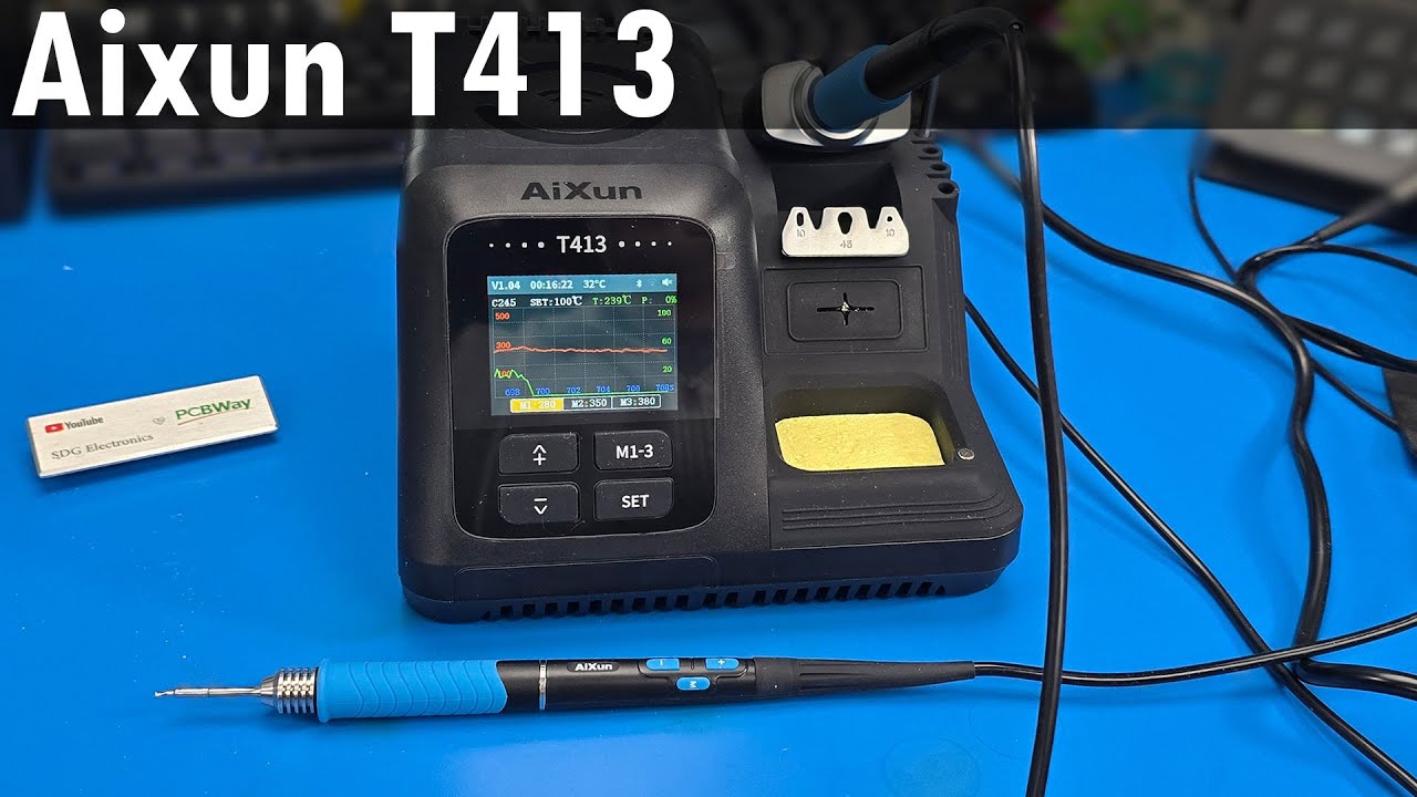 SDG #362 Aixun T413 Intelligent 200W Soldering System and T225 Smart Handpiece