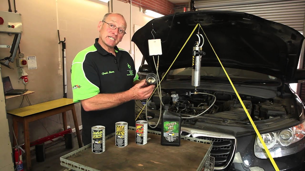 Frank Massey tests the BG Products Air Intake Service