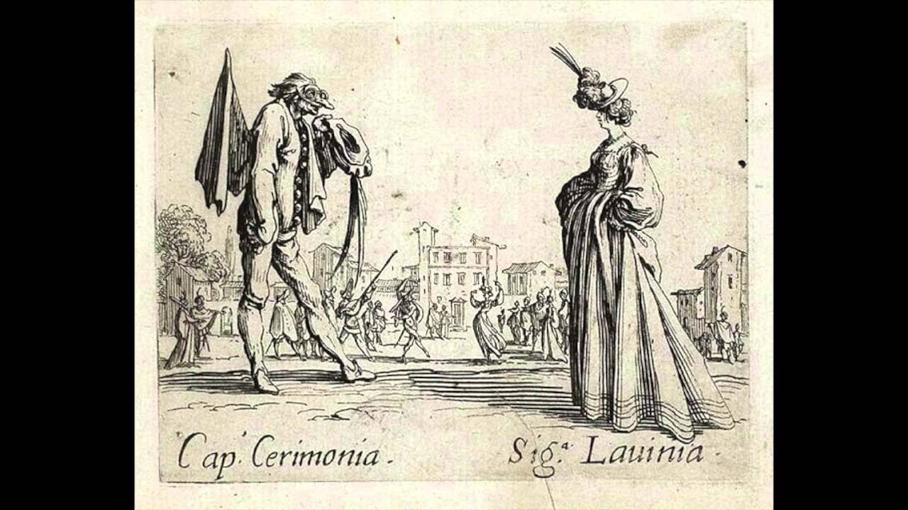 Colascione, Giovanni Girolamo Kapsberger, 1604.