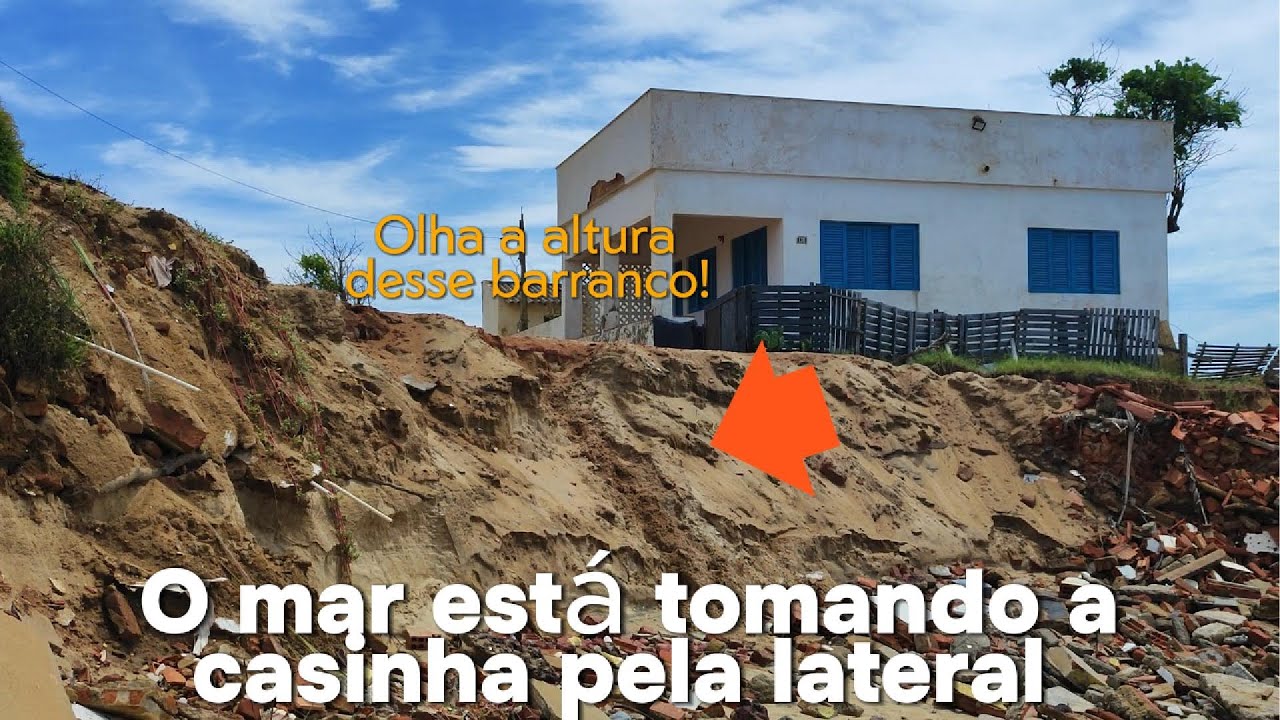 Infelizmente o mar está mostrando que vai avançar mais. #avançodomardeatafona #praia #viagens