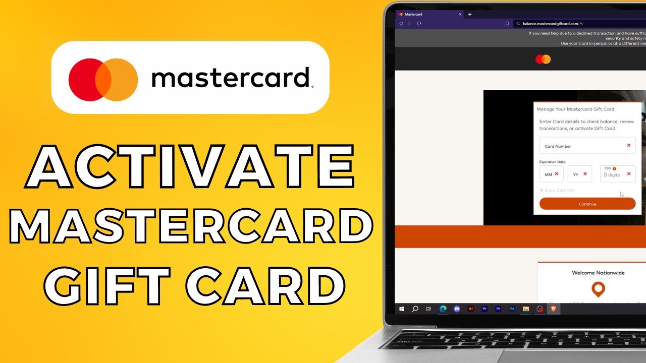 How To Activate Mastercard Gift Card (2024) Easy Method