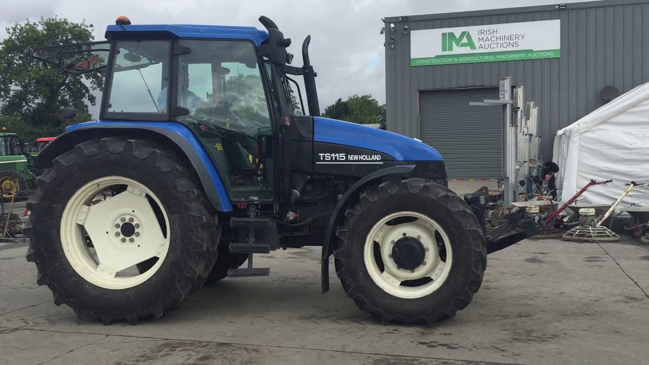 2003 New Holland TS115 4WD Tractor c/w Front Linkage, New Tyres - 7192Hrs
