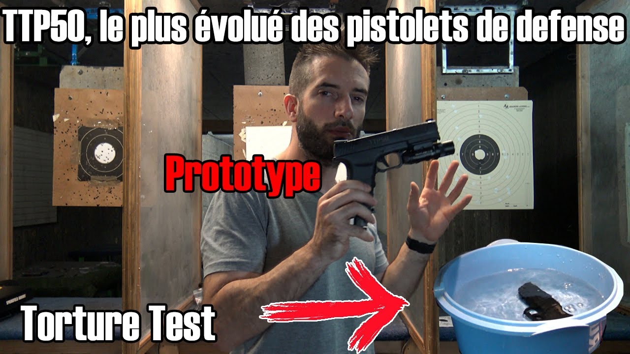 Prototype GS50, Le plus évolué des pistolets de défense à balle caoutchouc!