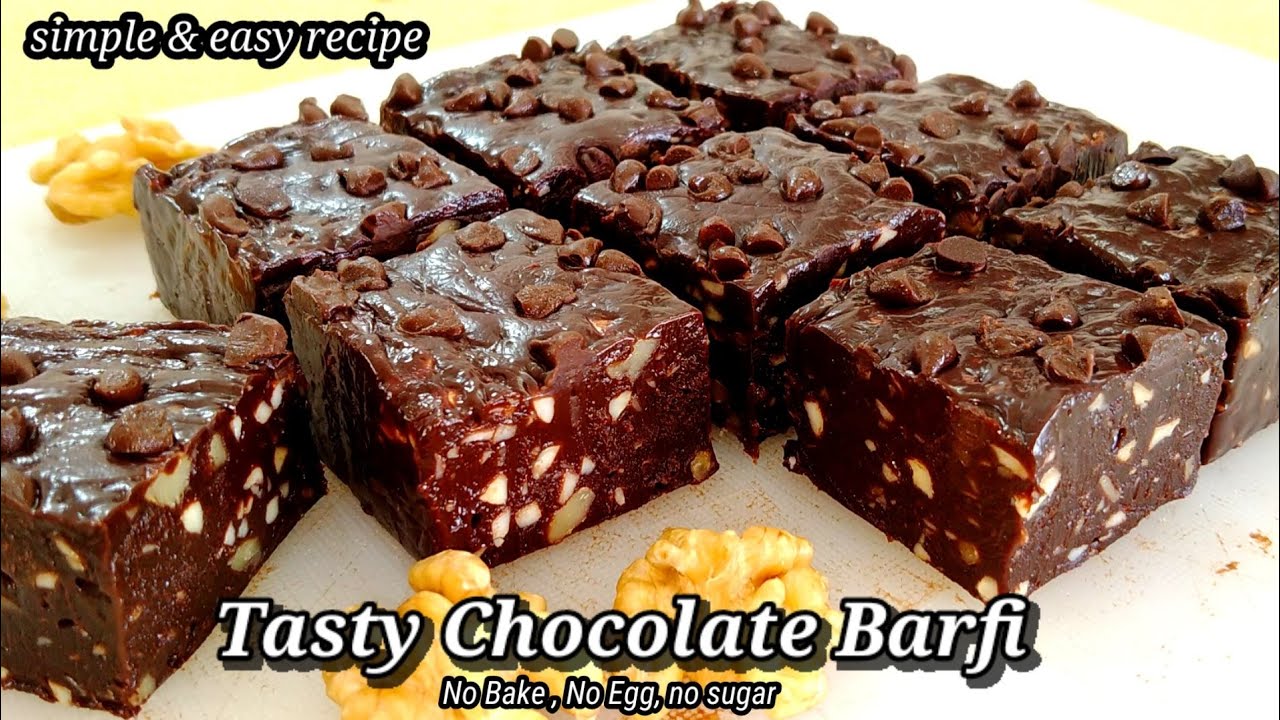 Chocolate barfi recipe |chocolate burfi | Burfi | indian mithai recipe | easy cooking with das