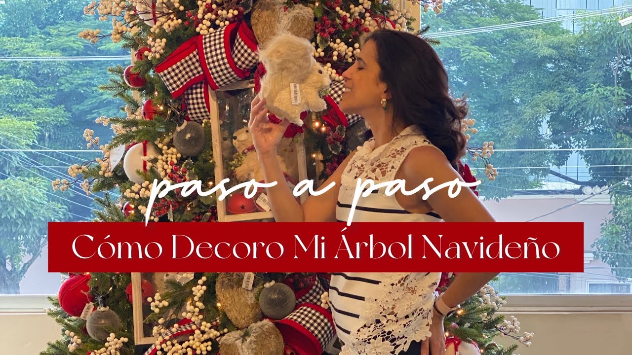 PASO A PASO | Como Decoro Mi Árbol Navideño