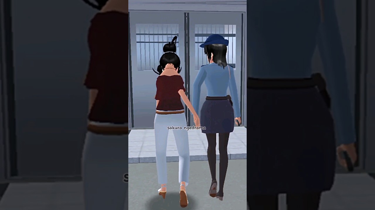 YUTA sendirian, Mama ditangkap polisi #sakuraschoolsimulator #sakura #dramasakura #sakurasedih