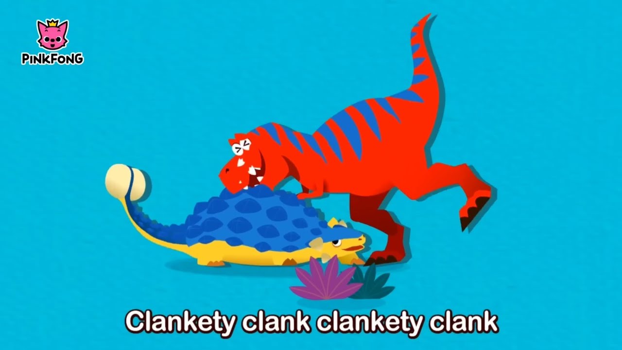 🦕 Ankylosaurus: The Living Tank! (Pinkfong Dinosaur Remix – Gamavision Effect)