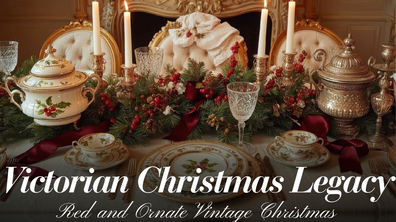 Christmas in English Estate - A Victorian Christmas Legacy